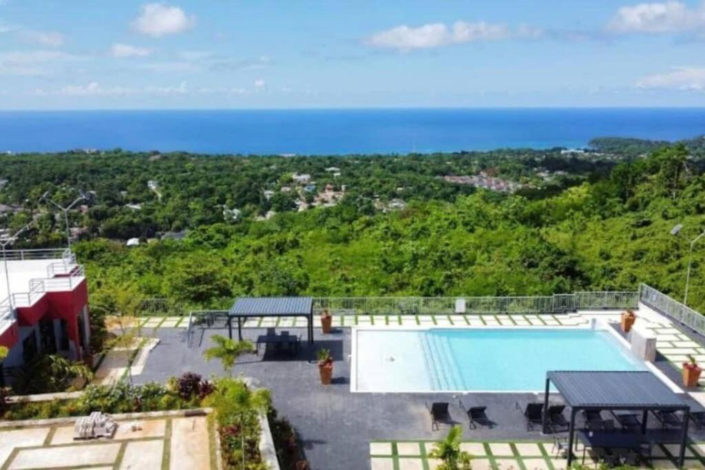 Villa La Rosa With Spectacular View Of Очо-Риос Экстерьер фото